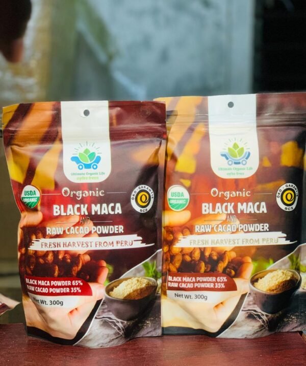 Organic Black maca & Cacao Powder Blend